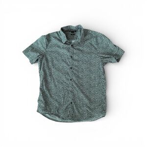 Michael Kors Green Patterned Casual Shirt